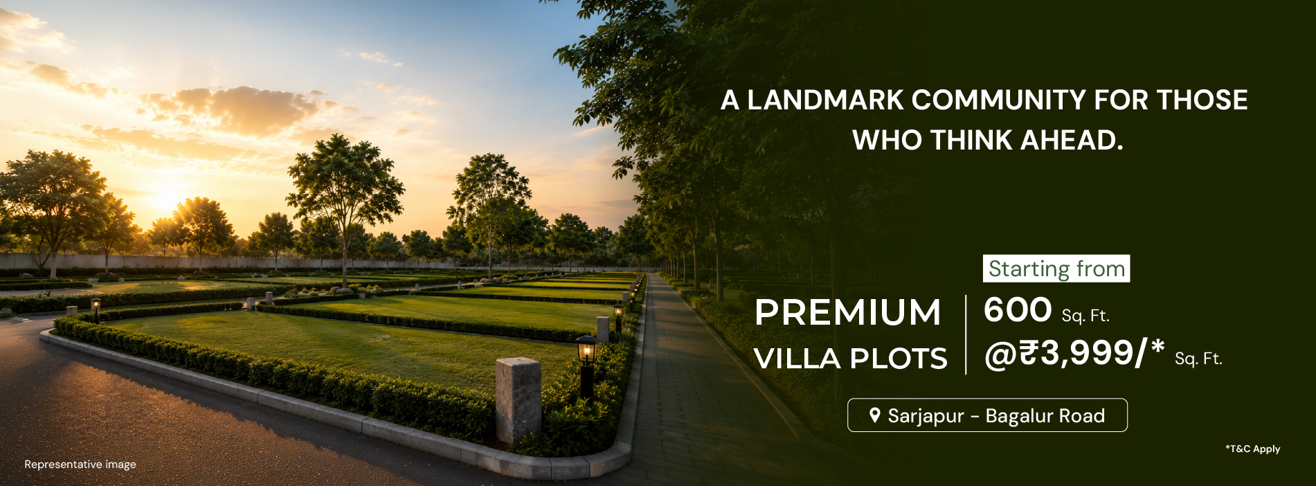 NBR Trifecta plots in Sarjapur-Bagalur Road, Bangalore